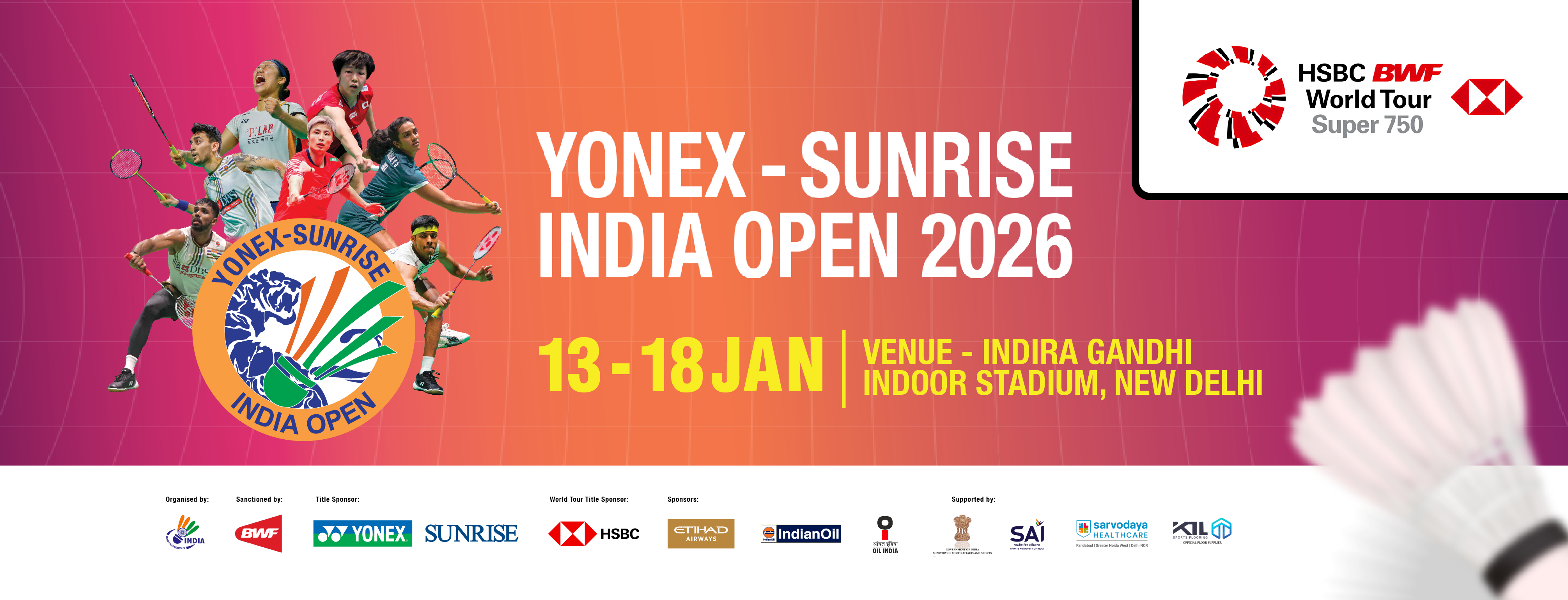Yonex - Sunrise India Open 2026 