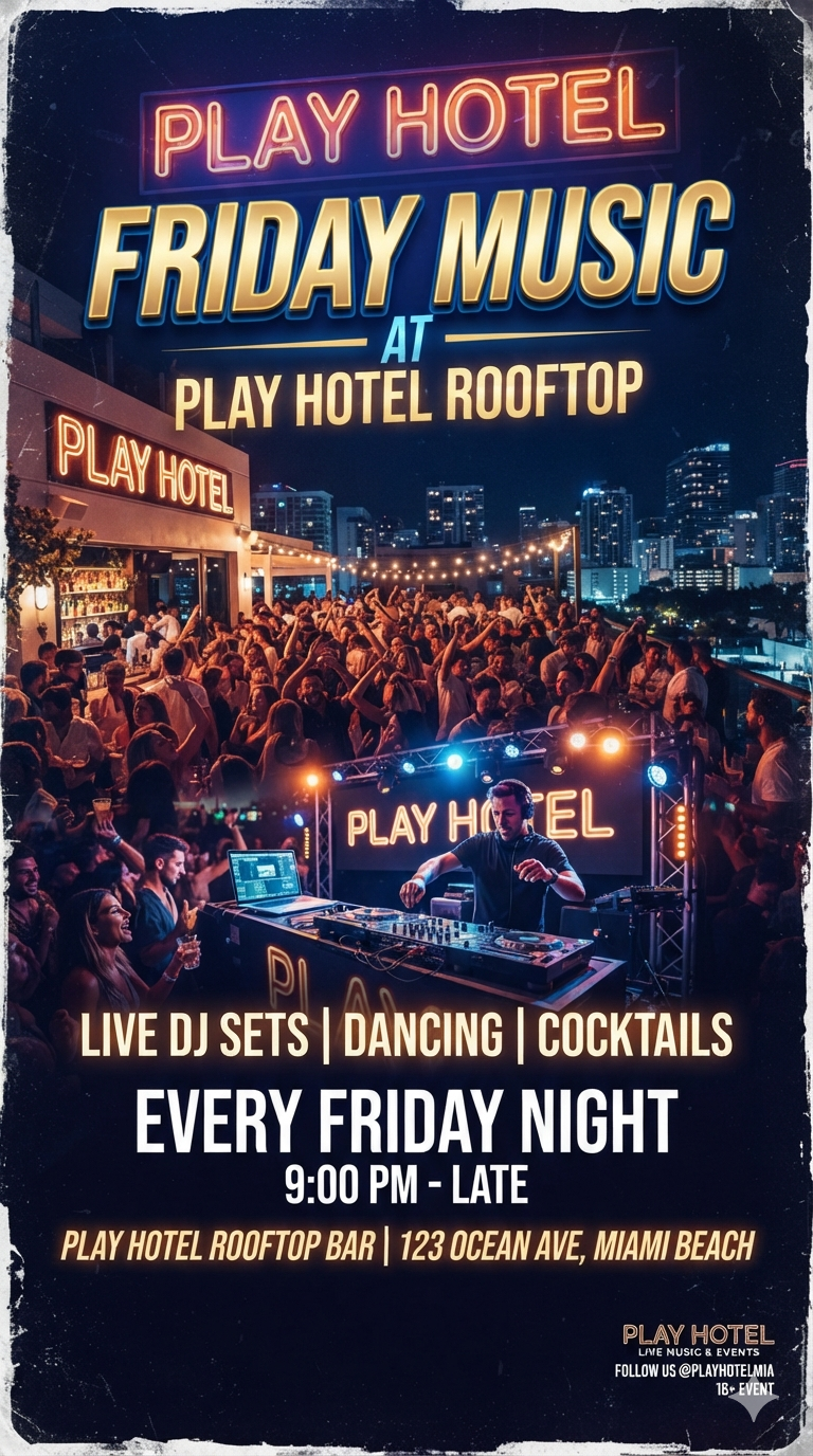 Fridays At Play Hotel