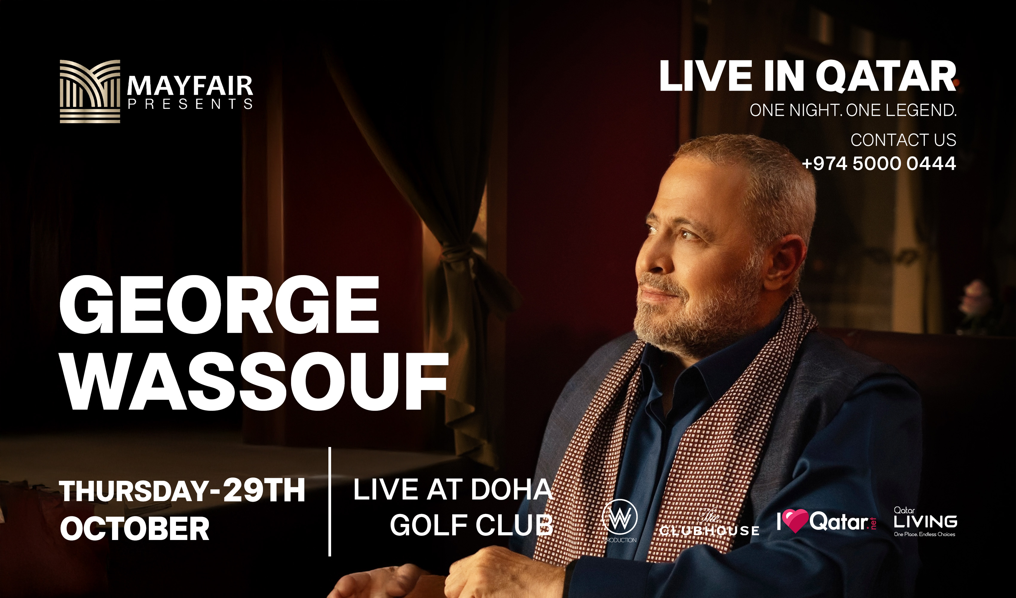 MAYFAIR PRESENTS: GEORGE WASSOUF LIVE 